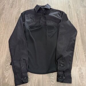 Flying Cross FX FLEX WOMEN'S LONG SLEEVE HYBRID SHIRT Size X-Small Long Black